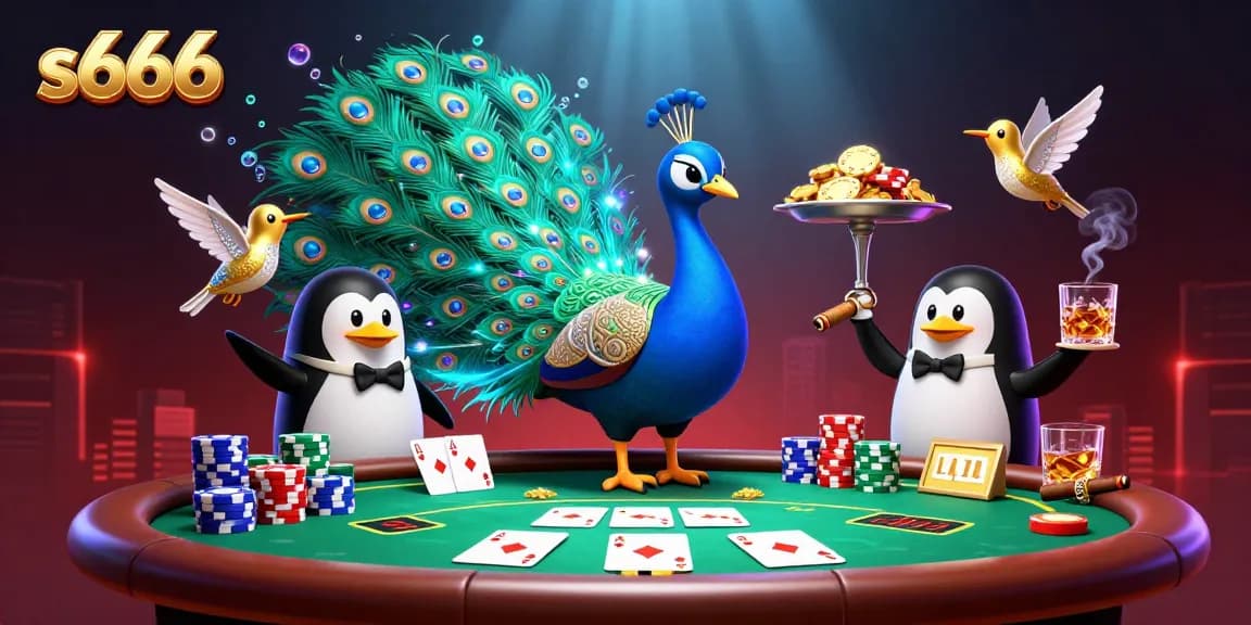 Experience thrilling gameplay at s666, featuring vibrant casino characters and dynamic poker action.