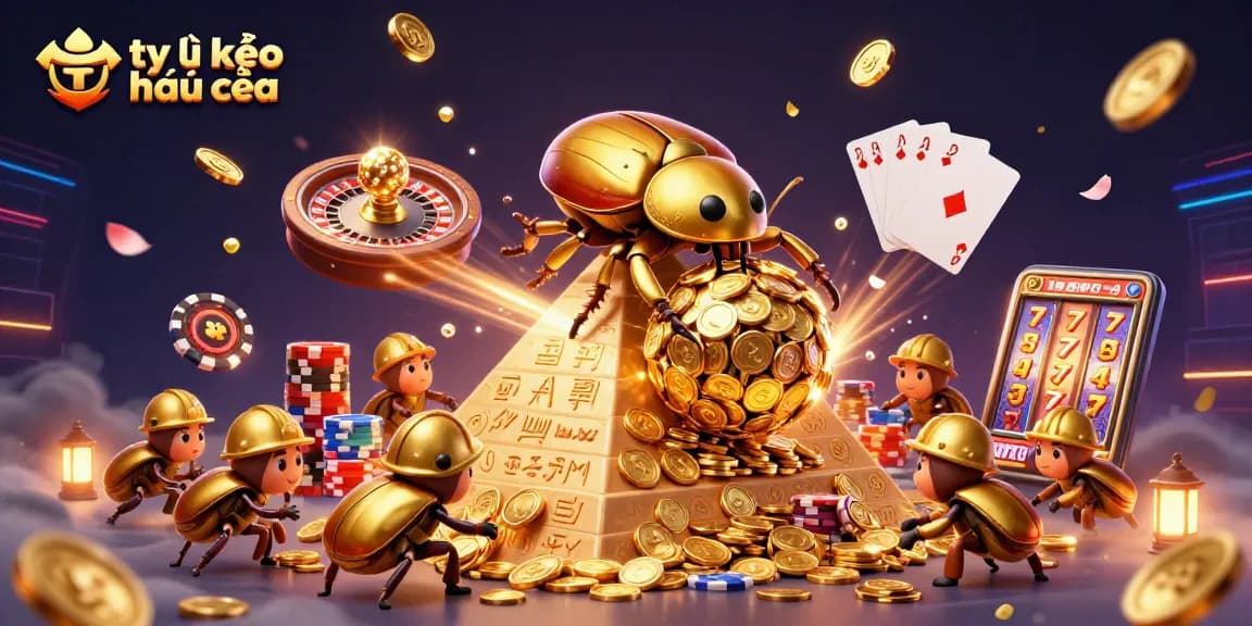 Engage with tỷ lệ kèo nhà cái as golden beetles facilitate betting excitement through dynamic casino elements.
