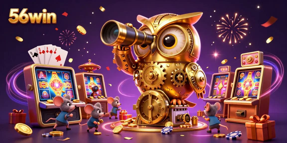 Engage in exciting casino adventures with 56win's vibrant slot games and golden rewards.