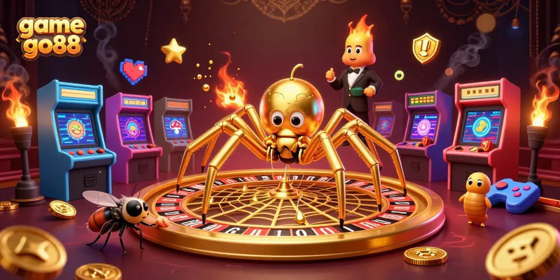 Engage in thrilling game go88 experiences, featuring vibrant visuals with a golden roulette wheel.