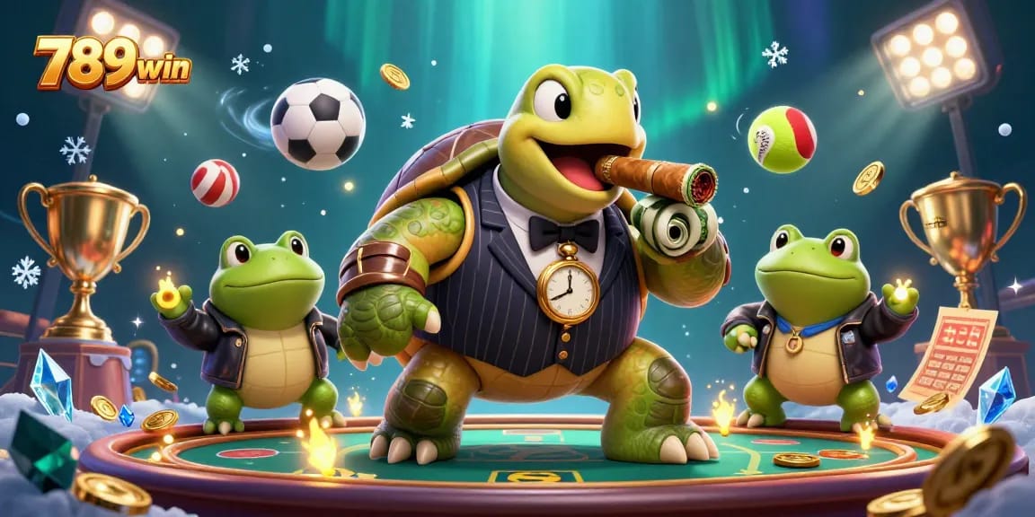 Engage with thrilling gameplay at 789win while witnessing a dynamic 3D casino scene.