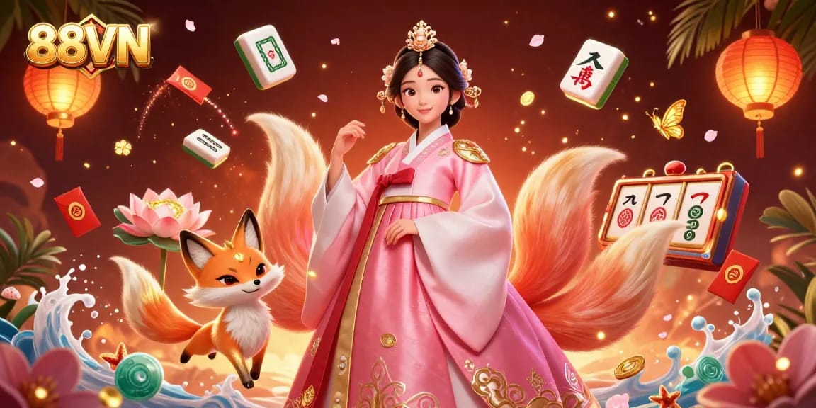 Experience thrilling moments with 88VN casino games featuring charming characters and vibrant elements.