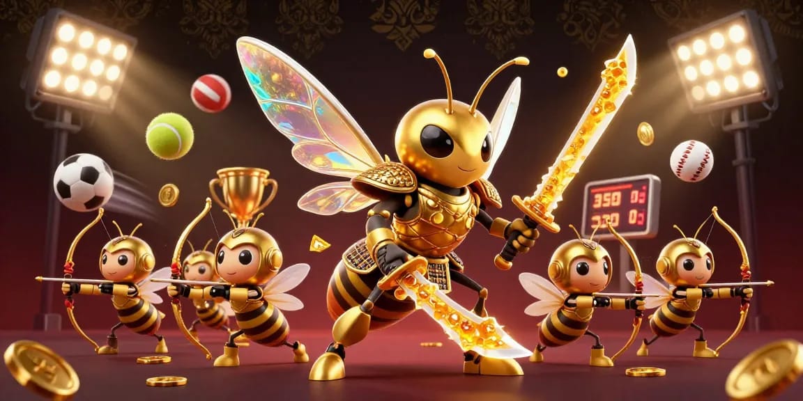 Engage with VSBET's dynamic sports betting world featuring vibrant characters and game elements.