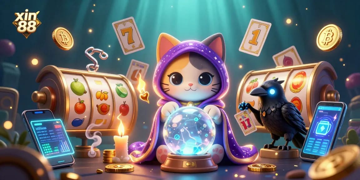 Experience thrilling gameplay at xin 88 with a vibrant casino scene bursting with energy and fortune.