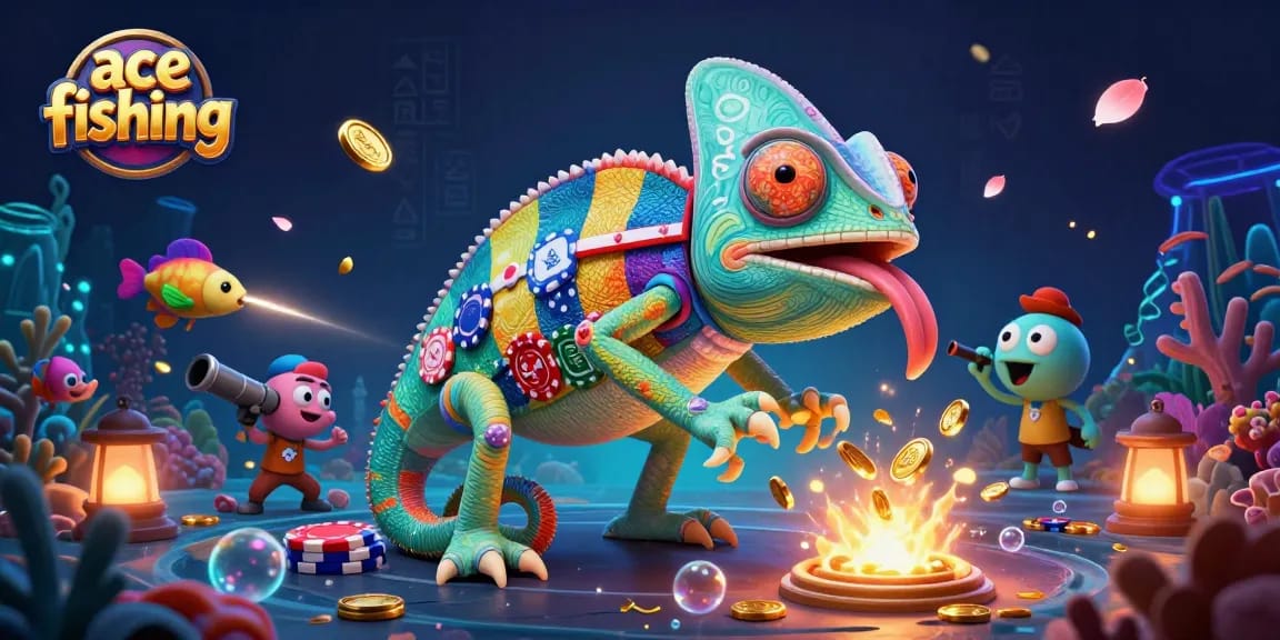 Experience ace fishing with vibrant underwater visuals, engaging gameplay elements, and striking 3D characters.