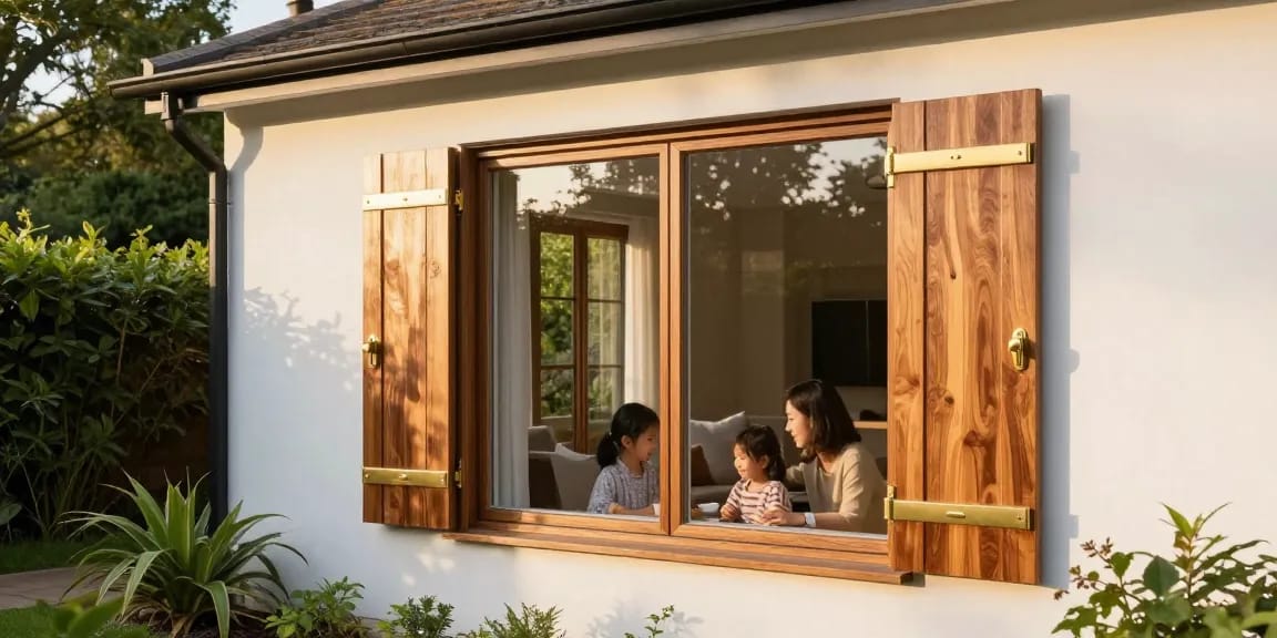Hardwood Casement Windows and Doors West Hampstead London NW3 enhancing a family home with elegance.