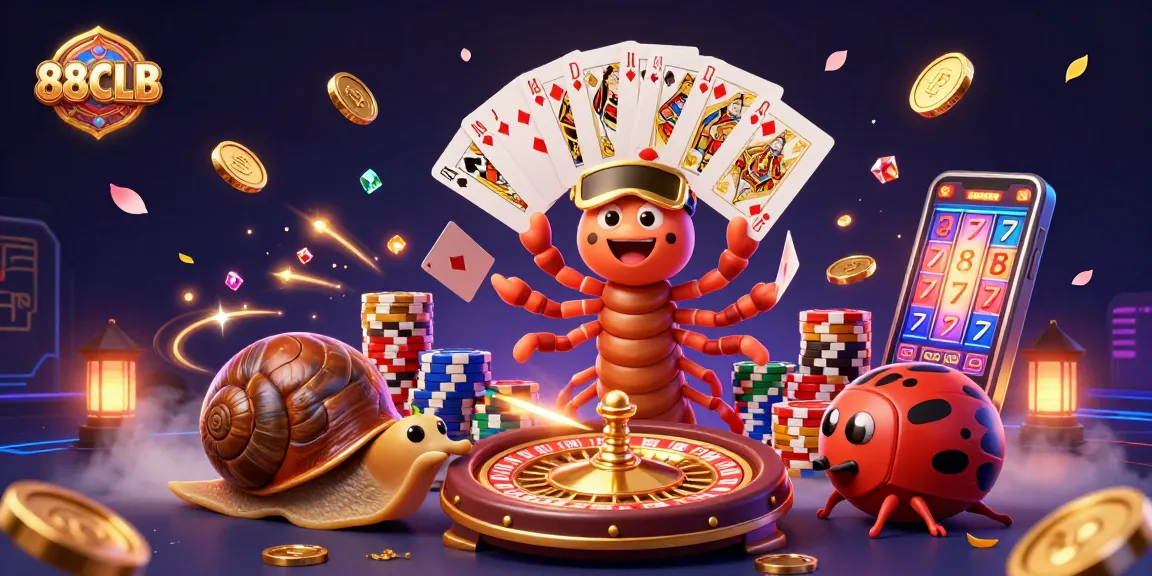 Experience thrilling gameplay at 88CLB with vibrant casino characters and rich game elements.