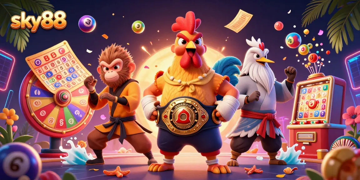 Engage with thrilling sky88 gaming experiences featuring vibrant lottery elements and dynamic characters.