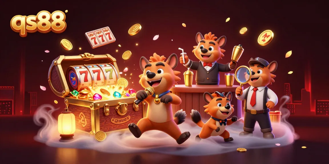 Experience fun at qs88 with hyenas themed comedy casino club, featuring games and live entertainment.