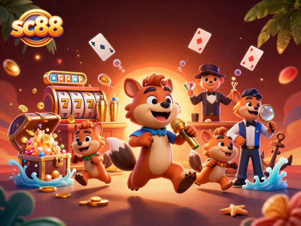 Engage in fun at the sc88 comedy casino featuring hyenas as bartenders and entertainers.