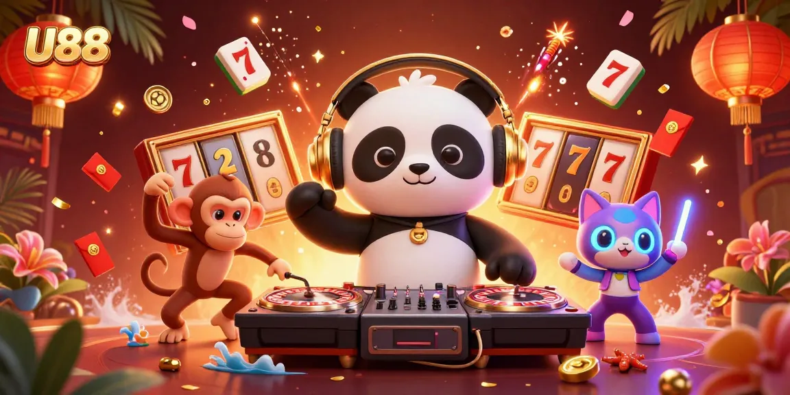 Engage in exhilarating casino experiences at U88 with vibrant characters and dynamic gaming elements