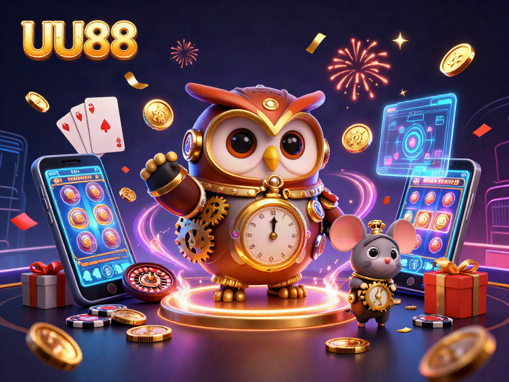 Engage with the thrilling world of UU88 casinos through vibrant slot games and festive elements.