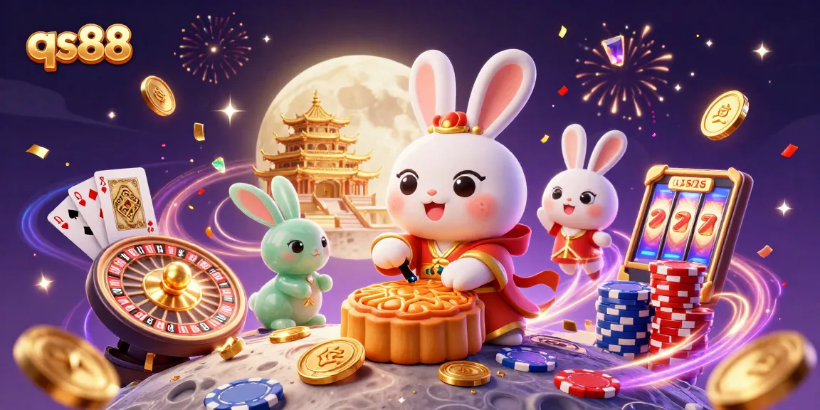 Experience thrilling games like slots at qs88 with vibrant characters and epic casino scenes.