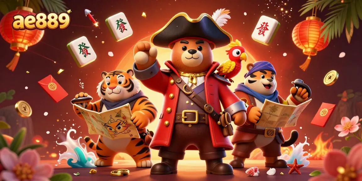Immerse in the world of ae889 as lively characters unveil thrilling casino games with vibrant visuals.
