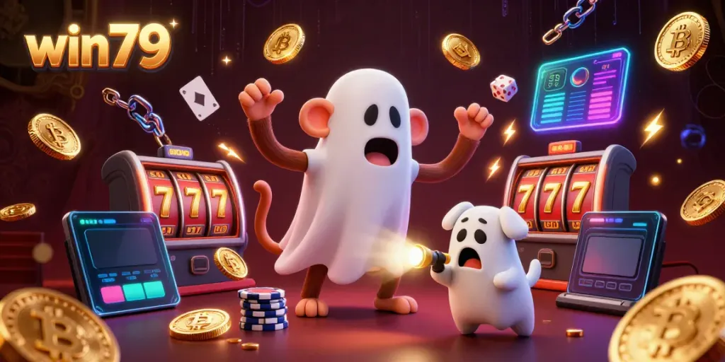Win79 offers thrilling gambling with vibrant graphics in a dynamic casino scene.