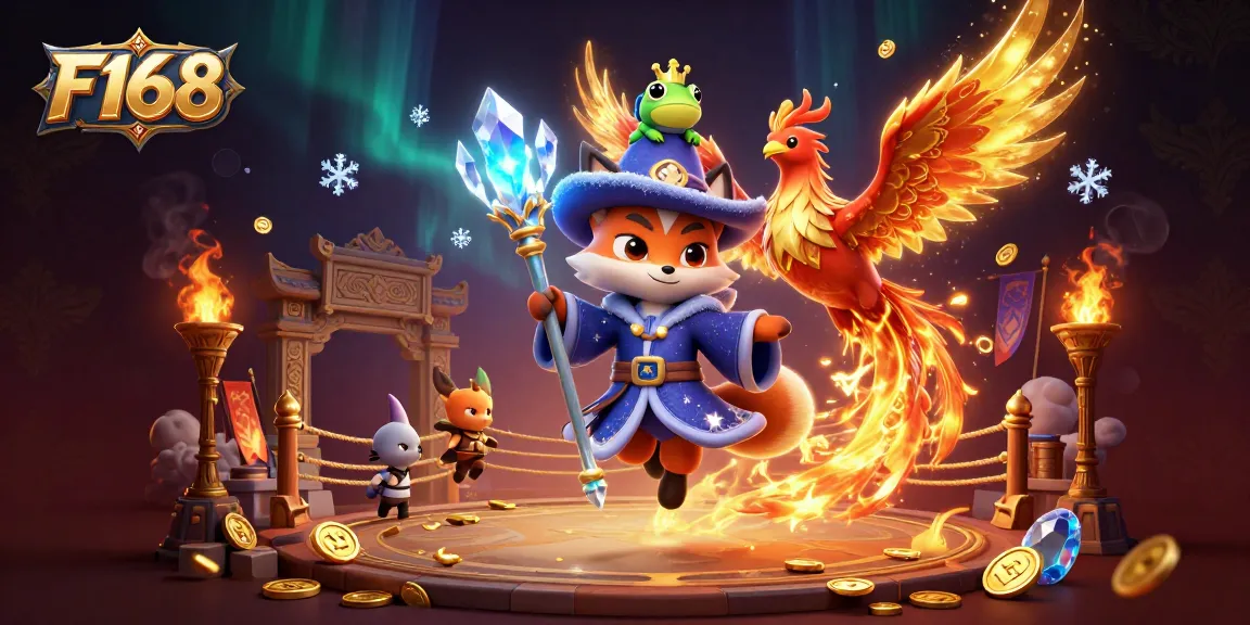 Engage in thrilling gameplay at F168 with vibrant visuals and captivating characters.