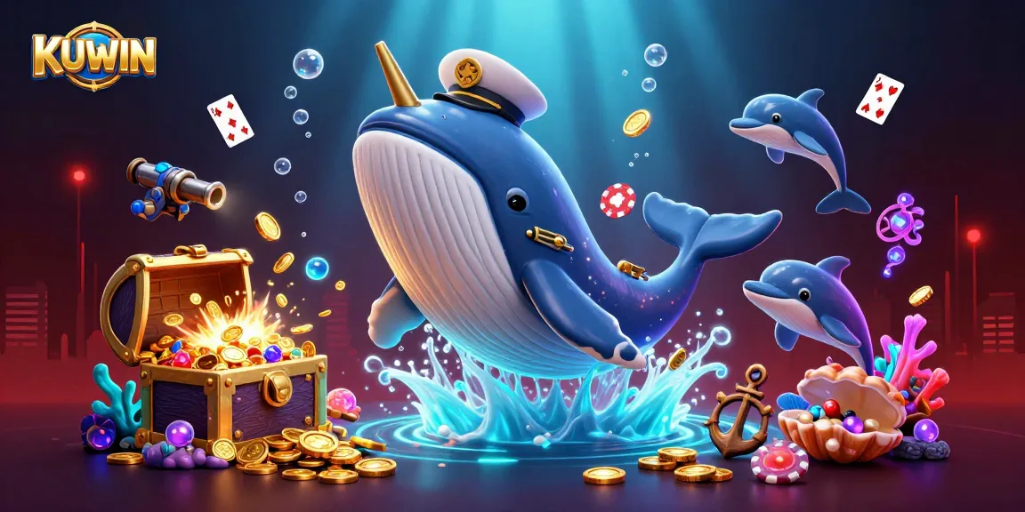 KUWIN offers an exciting underwater casino adventure with whales, dolphins, and treasure, enhancing gaming thrills.