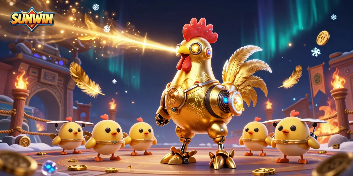 Experience thrilling bets with SUNWIN's vibrant gaming adventure in a dynamic 3D illustration.