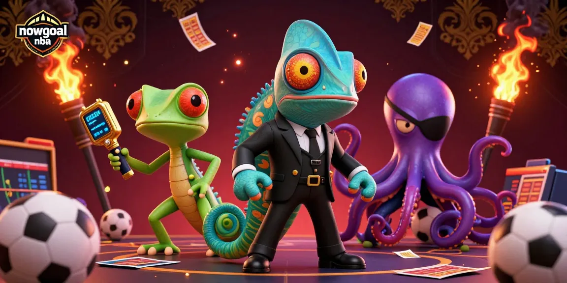 Betting on the action in the nowgoal nba scene with colorful sports elements and dynamic characters.
