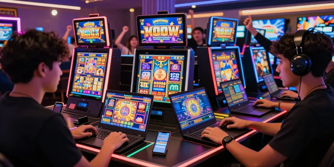 Engaging players enjoying depo pulsa 10k tanpa potongan experience in vibrant online casino.