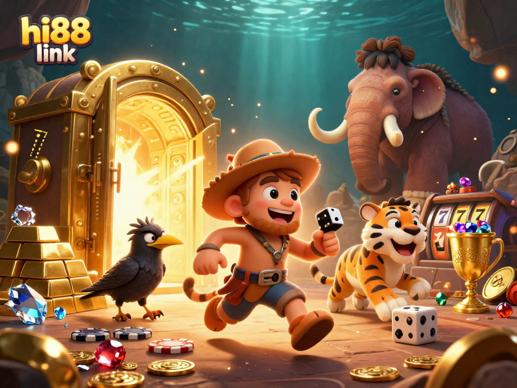 Engage with the hi88 link at this vibrant 3D prehistoric casino filled with excitement and treasures.
