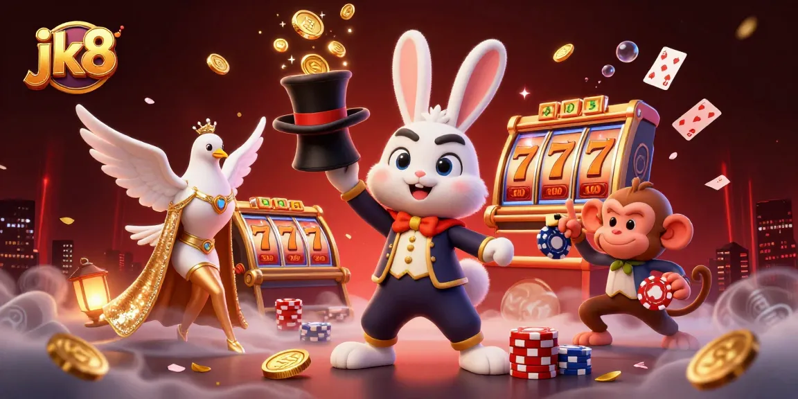 Experience exciting wins at jk8 online casino with charming characters and vibrant gambling elements.