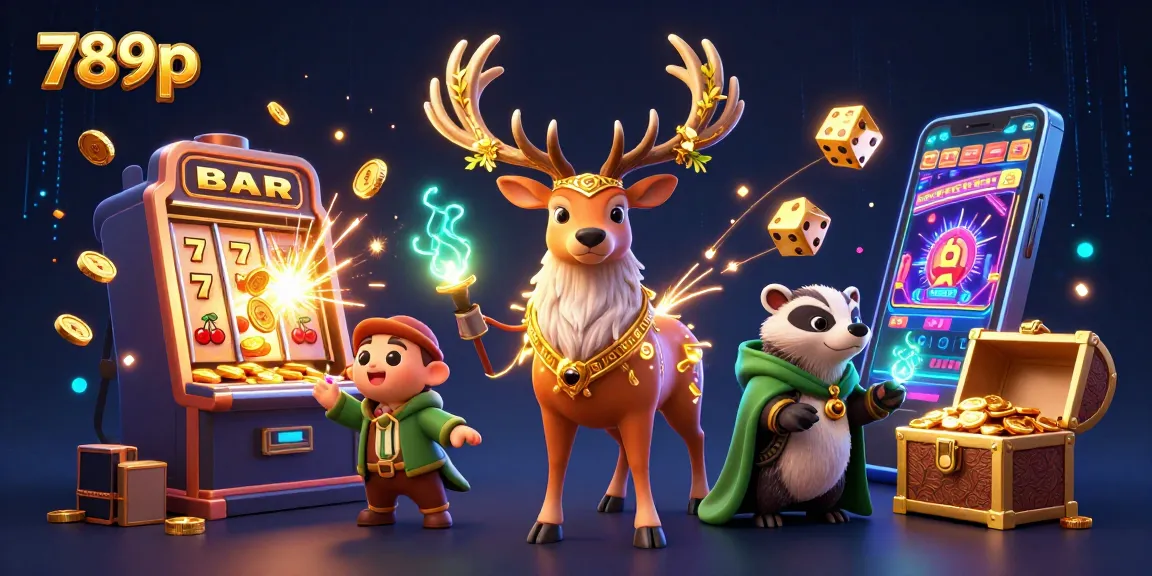 Experience excitement with 789p in this vibrant casino illustration showcasing thrilling game elements.