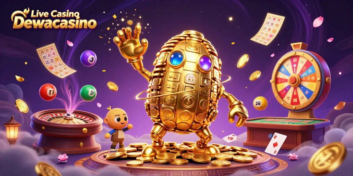 Experience thrilling gameplay with the Live Casino Dewacasino and stunning live dealer interactions amidst vibrant casino elements.