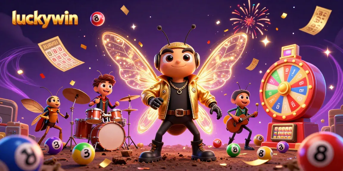 Experience luckywin excitement through vibrant casino elements and dynamic characters.