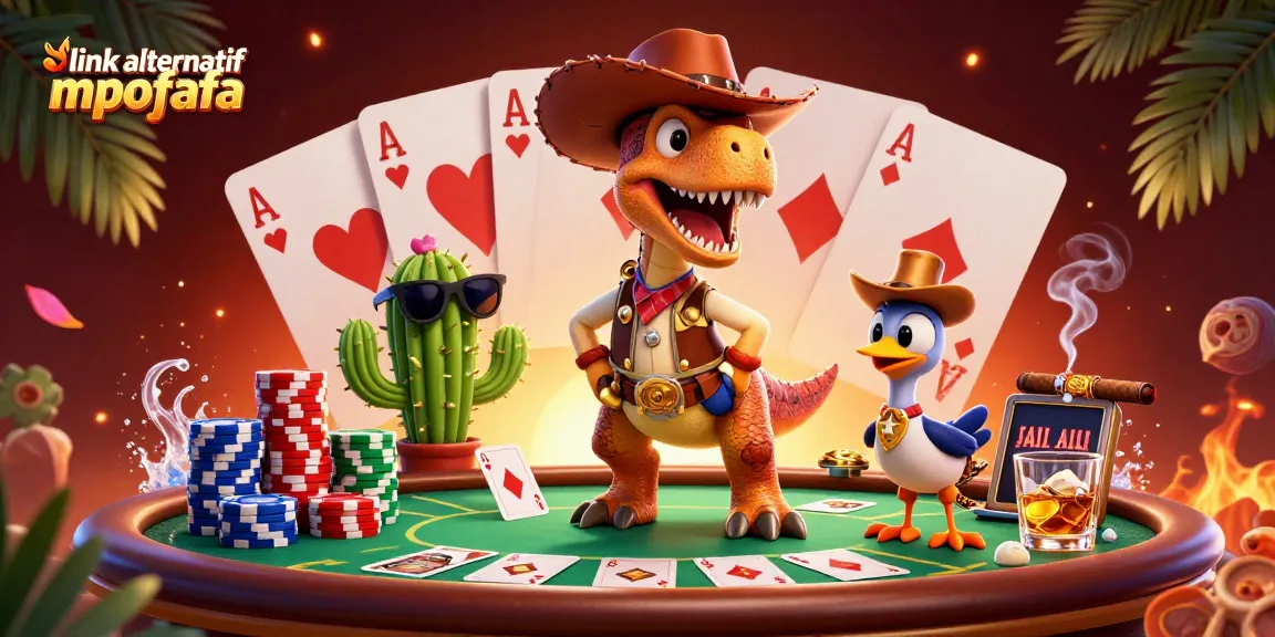 Engage in thrilling gameplay at link alternatif mpofafa with vibrant poker action online.