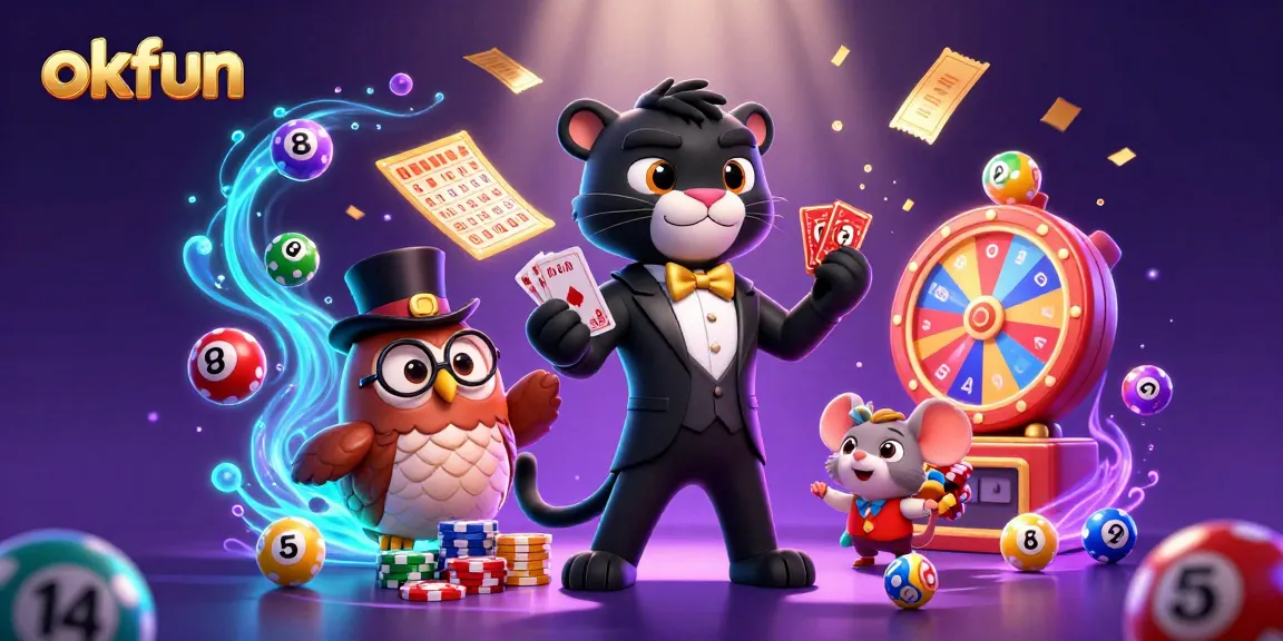 Experience exhilarating games at okfun with vibrant casino characters and dynamic betting scenes.