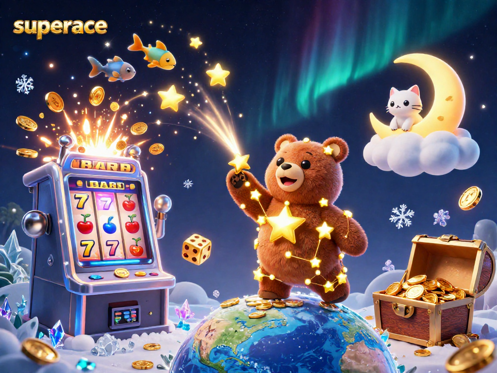 Activate winning strategies in superace with dynamic casino-themed characters and vibrant illustrations.