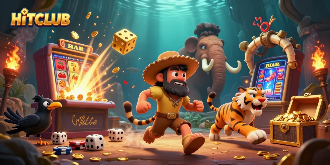 HITCLUB offers exciting gameplay with dynamic casino elements and vibrant characters in action.