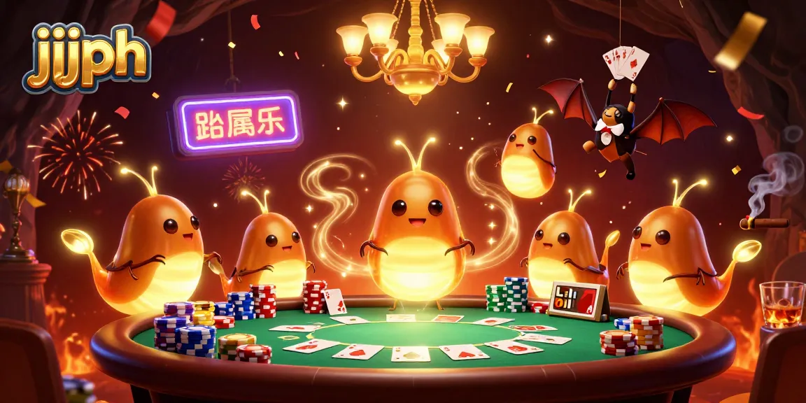Engage in thrilling gameplay at jjjph, illuminated by glowworms in a vibrant cave casino.