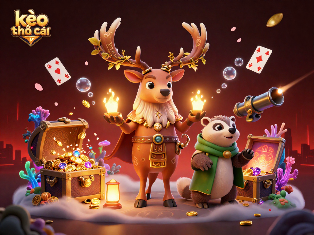 Win big at kèo nhà cái with vibrant illustrations featuring thrilling underwater treasures and dynamic gaming elements.