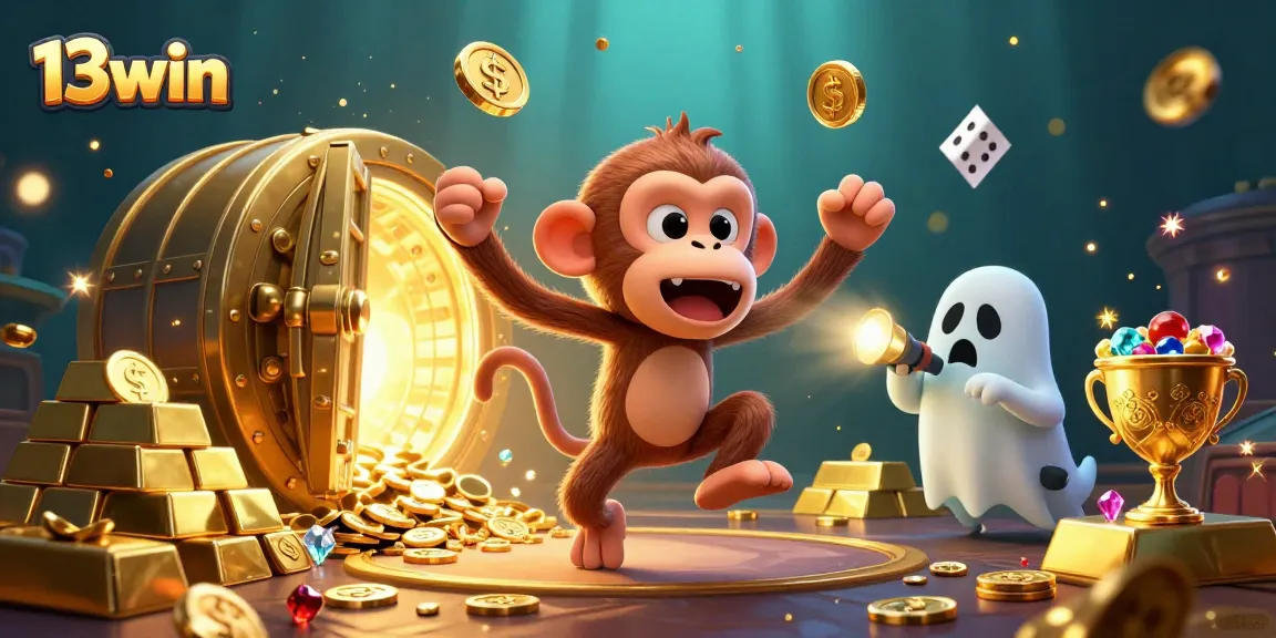 Experience thrilling gameplay at 13win with exciting casino elements featuring golden treasures.