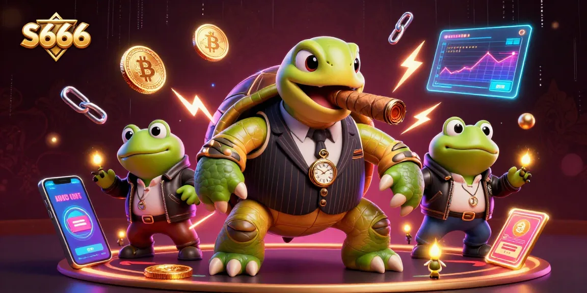 Experience thrilling casino action with S666, featuring unique 3D characters and vibrant game elements.