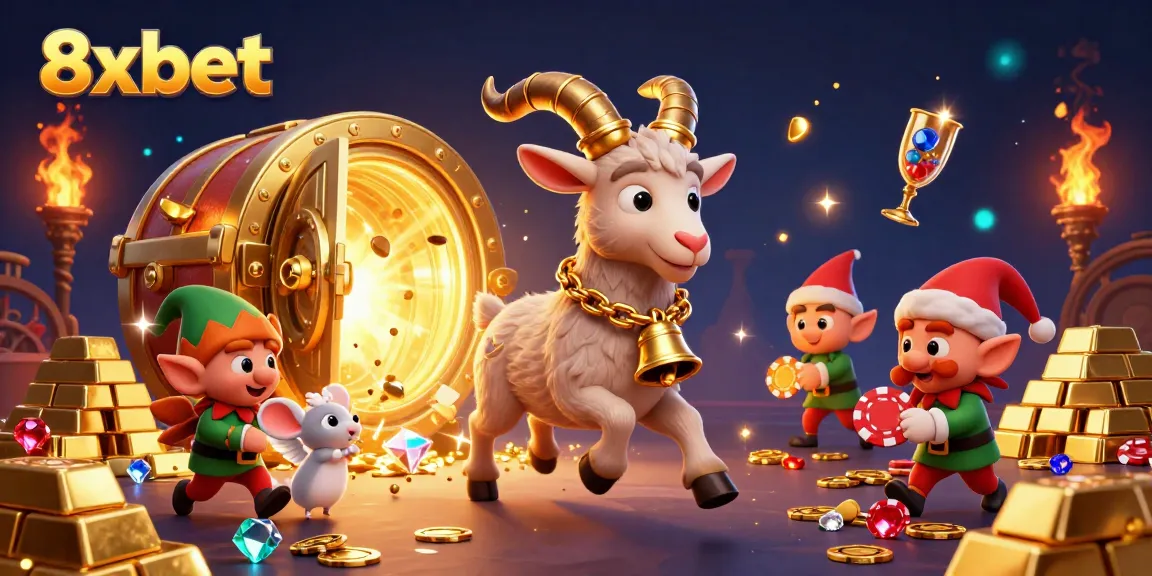 Experience the excitement of 8xbet with engaging characters and vibrant casino elements.