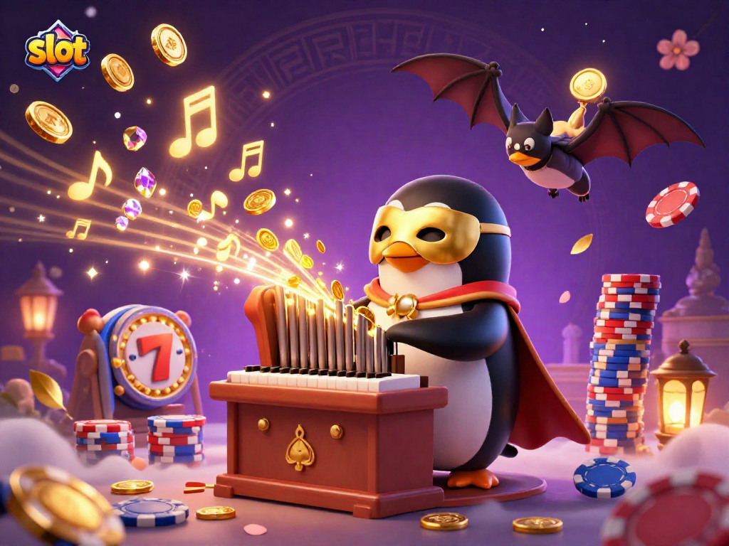 Spin the reels and win with captivating slot-themed fantasy featuring colorful characters.