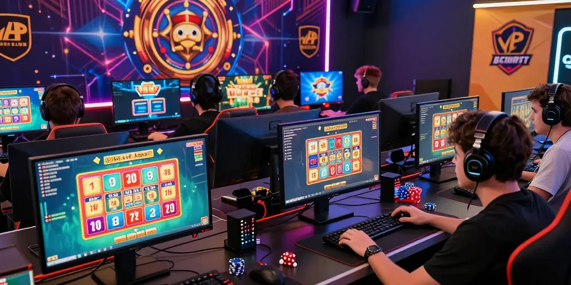Engaged players enjoying the excitement of xoso66 digital lottery games in a vibrant online gaming environment.