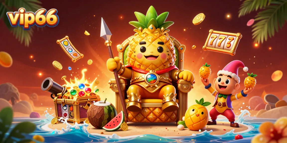 Experience the vibrant energy of vip66 with dynamic characters in a colorful casino scene.