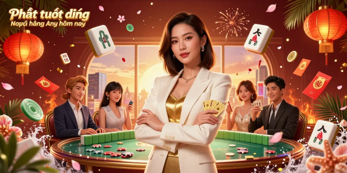 Experience Phát trực tiếp Ngoại hạng Anh hôm nay with dynamic elements of gambling, showcasing an elegant woman and vibrant casino visuals.
