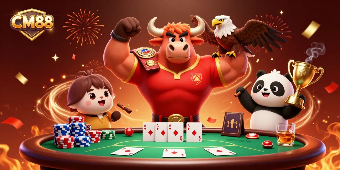 Celebrate victories at CM88 with exciting casino games and vibrant characters!