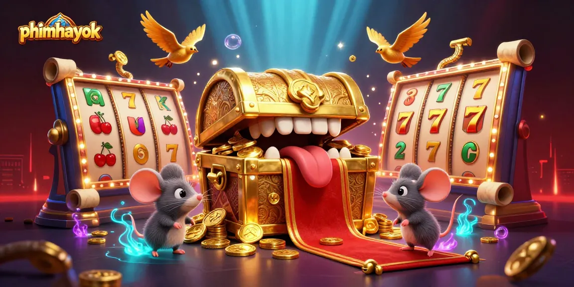 Experience thrilling wins with phimhayok’s vibrant 3D jackpot scene, featuring lucky symbols and rich treasures.