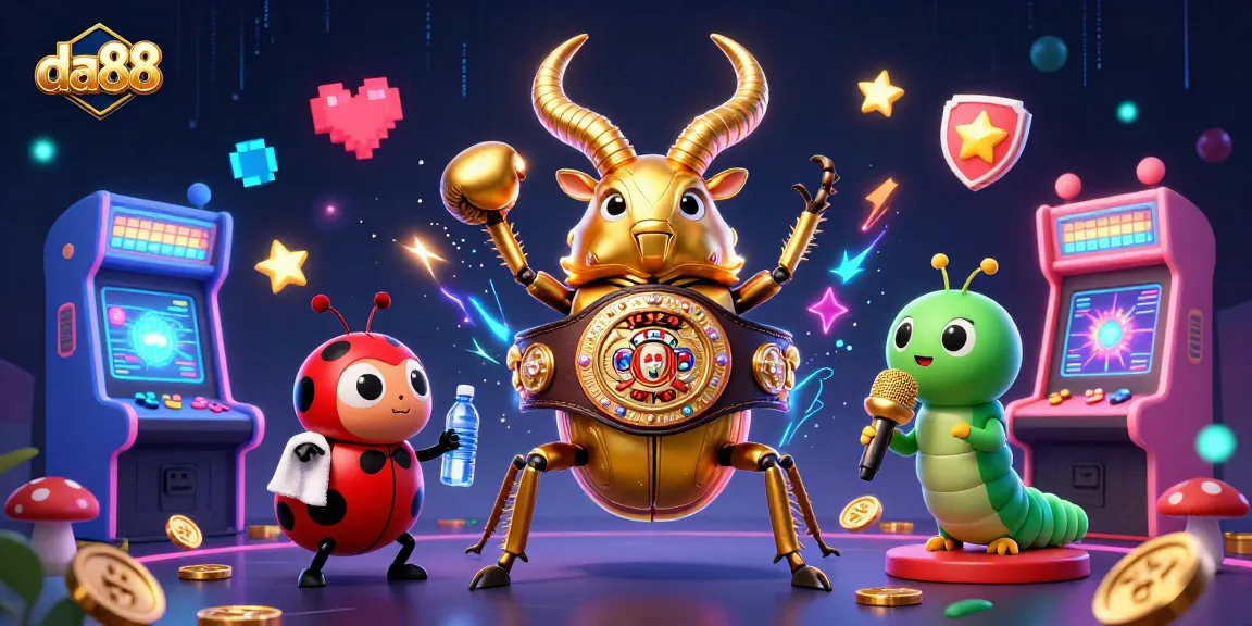 da88 gaming innovation showcased with vibrant characters and casino elements in an electrifying scene
