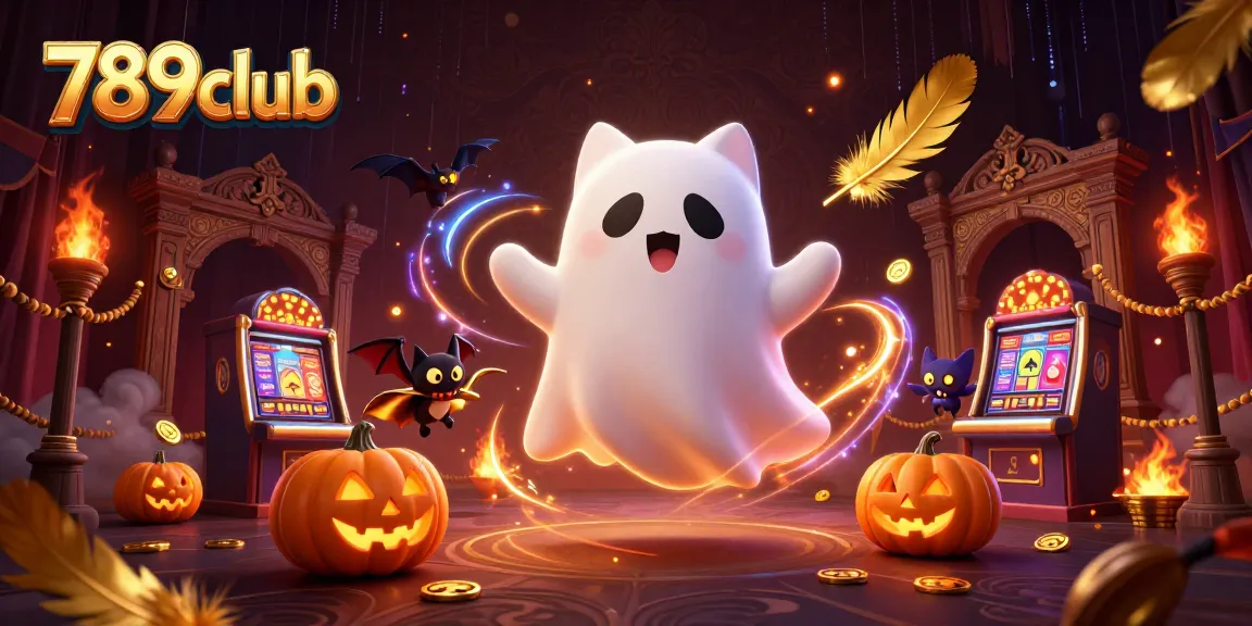 Play exciting games at 789club in a visually stunning haunted casino scene.