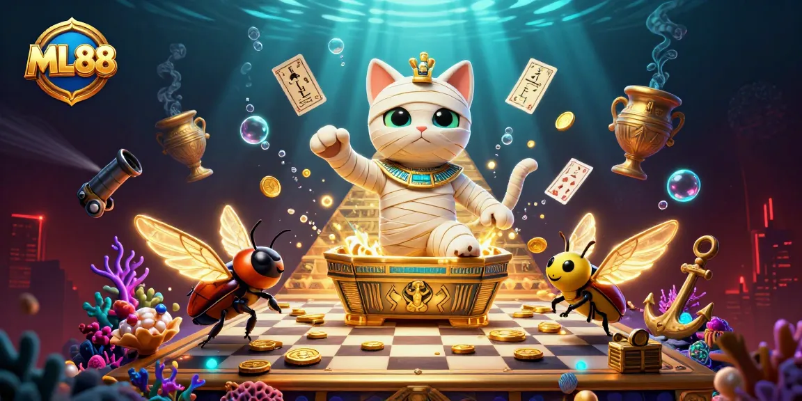 Win big at ML88 with captivating characters from a pyramid casino bursting with energy