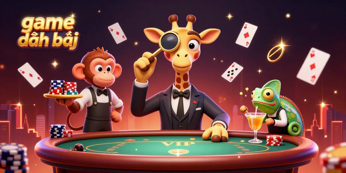 Experience thrilling game đánh bài with vibrant characters and rich casino visuals.