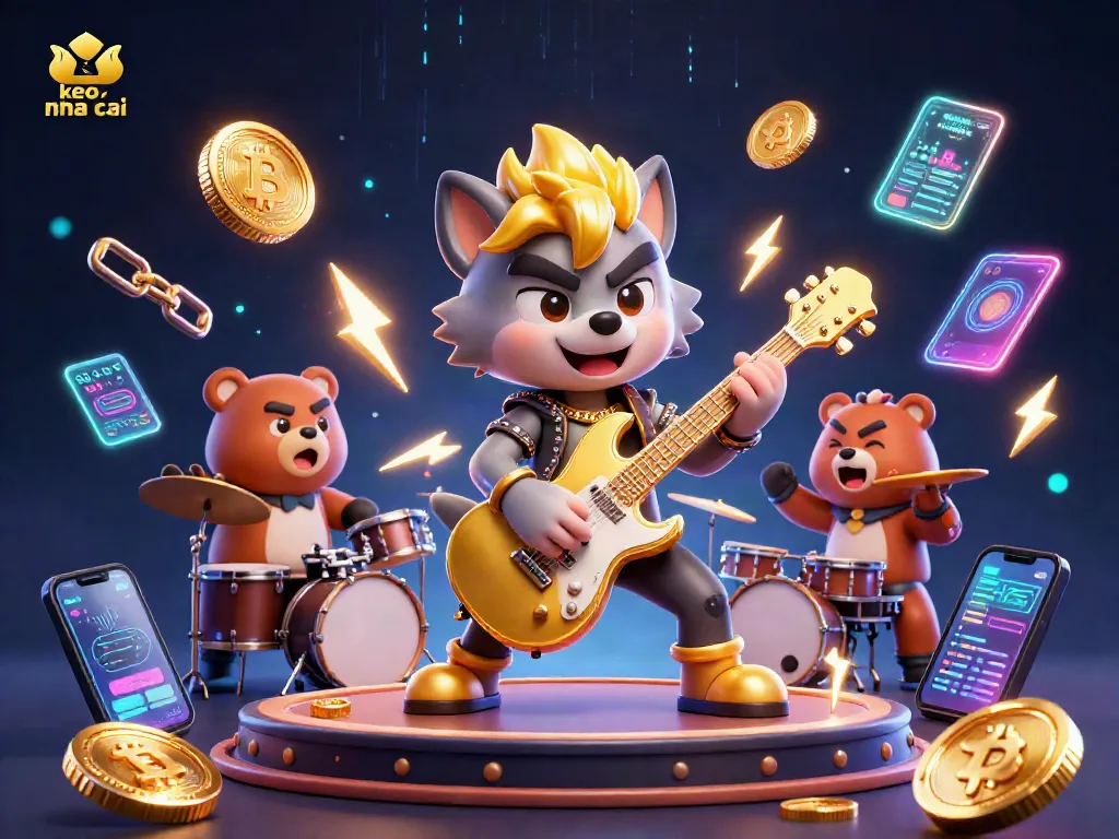 Experience the thrill of keo nha cai with vibrant cartoon characters performing at a casino.
