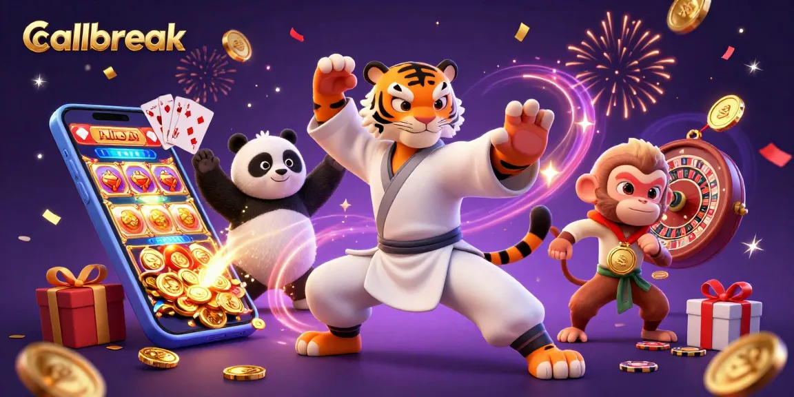 Experience strategic callbreak gameplay with dynamic characters and vibrant casino elements.
